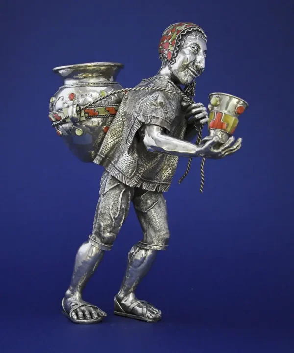 Escultura poblador de los andes peruanos